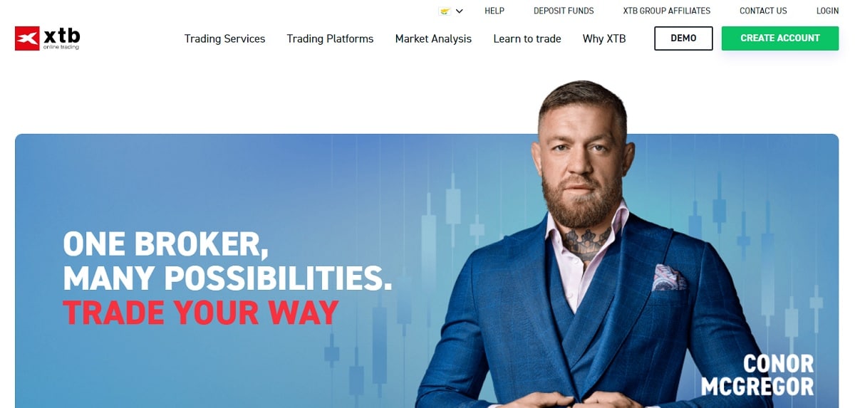 XTB homepage
