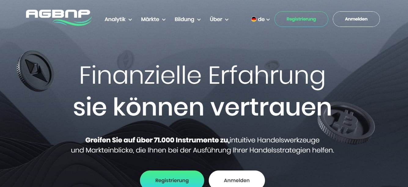 AGBNP Webseite