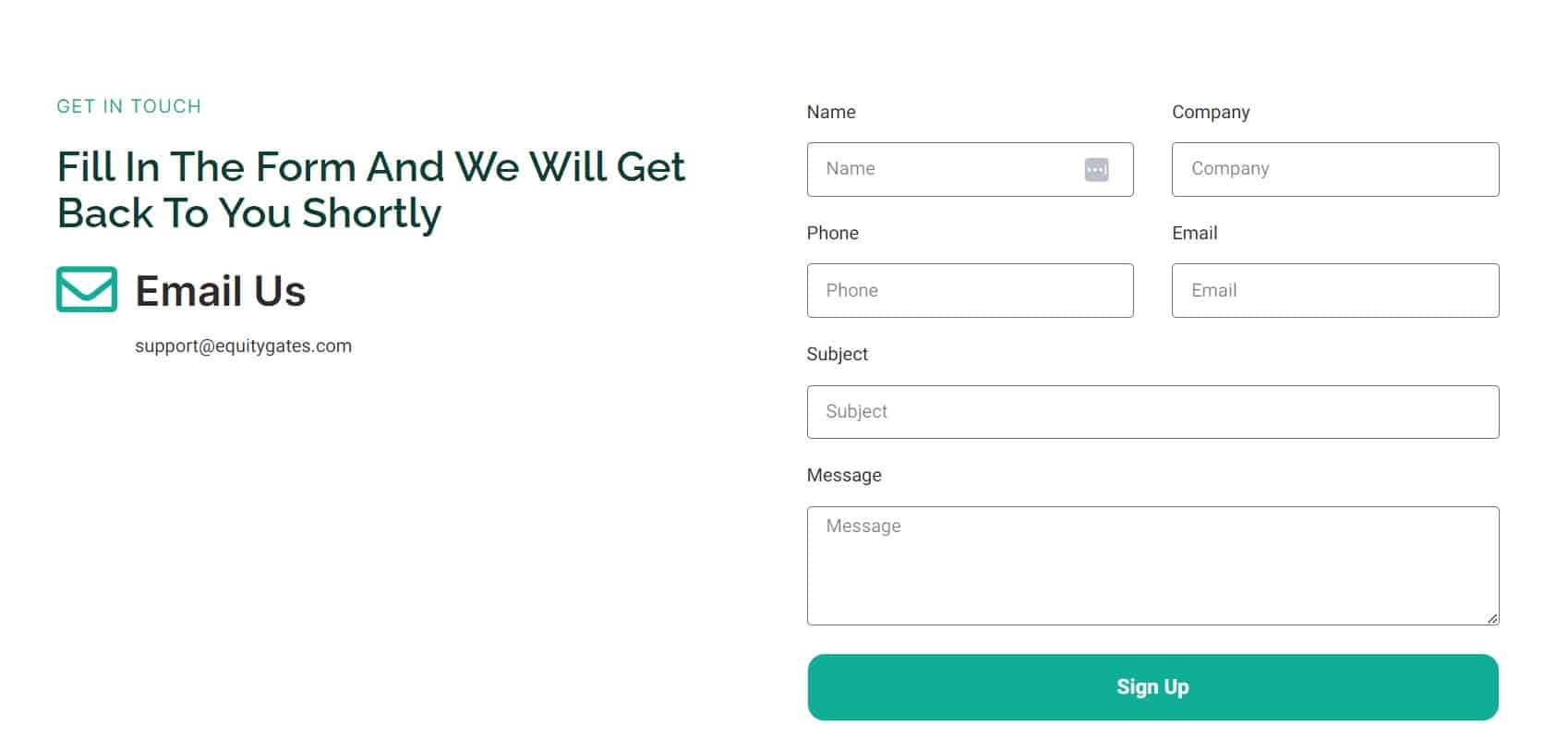 EquityGates Contact - Tokenhell EquityGates Contact