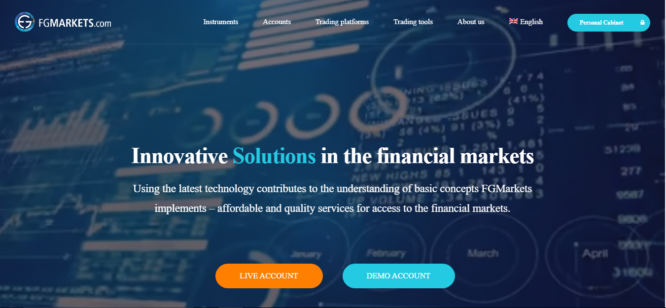 FG Markets website
