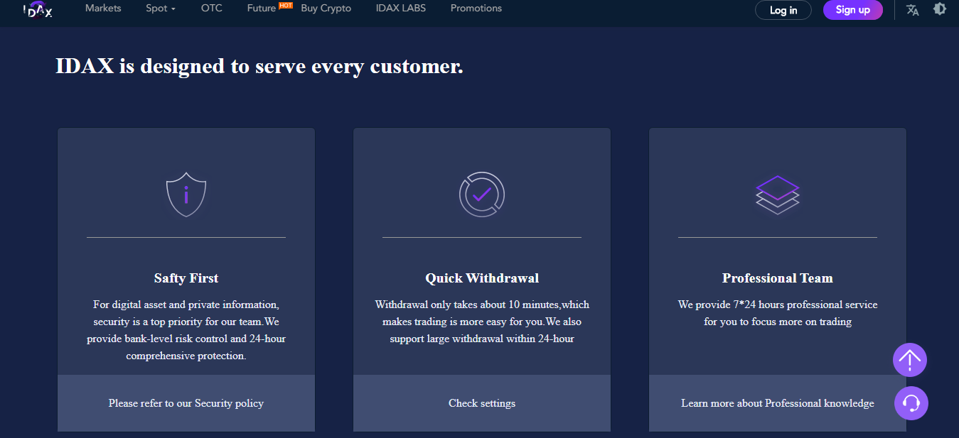 IDAX Homepage