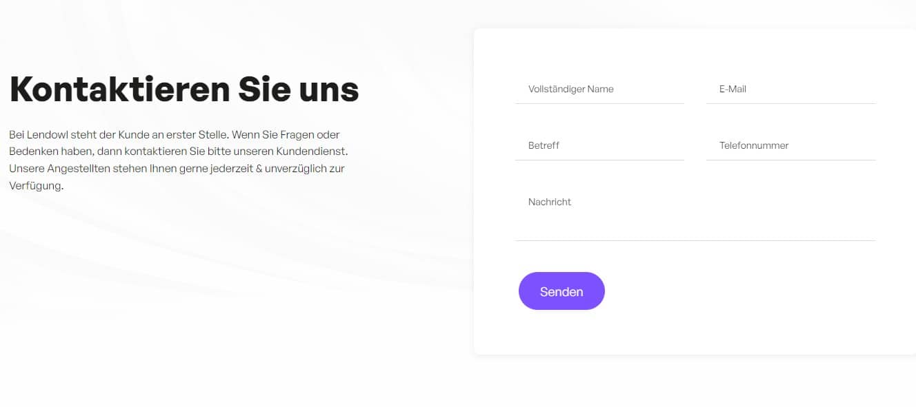 Lendowl-customer-support-DE - Tokenhell Lendowl Mehrere Support