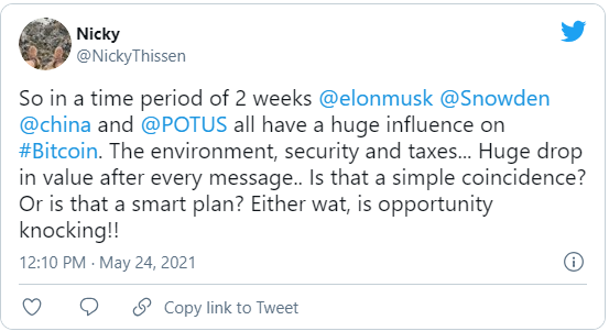 NICKY-THISSEN-TWEET - Tokenhell