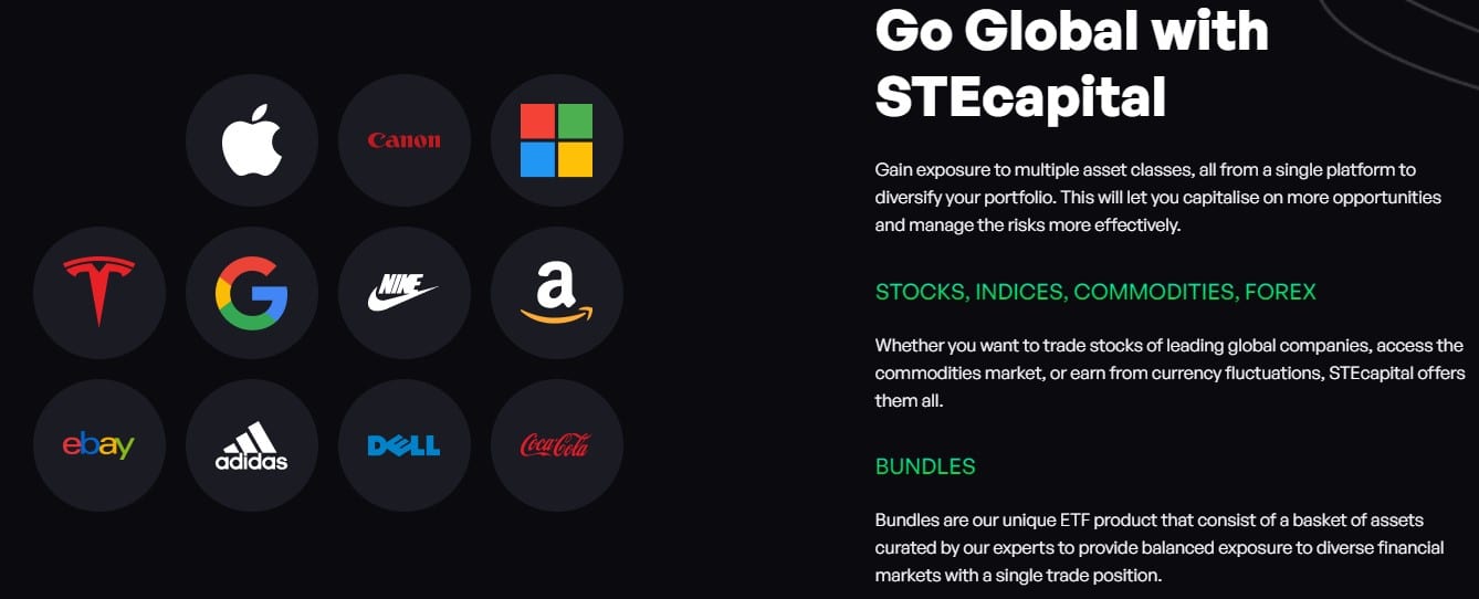 STEcapital trade assets - Tokenhell STEcapital trade assets