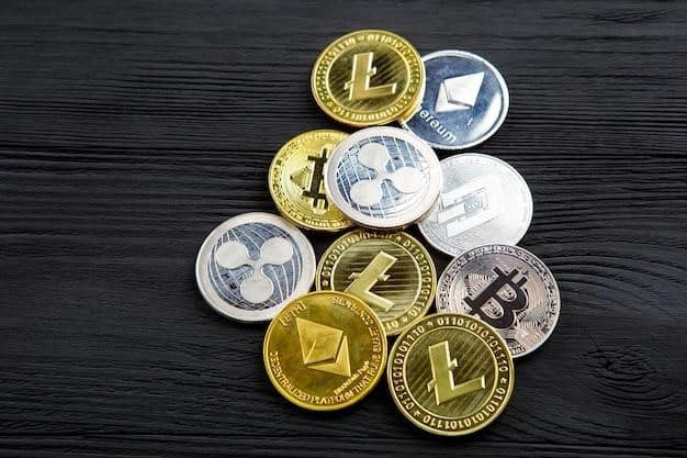 Several-crypto-coins-on-a-wooden-background - Tokenhell Several crypto coins on a wooden background