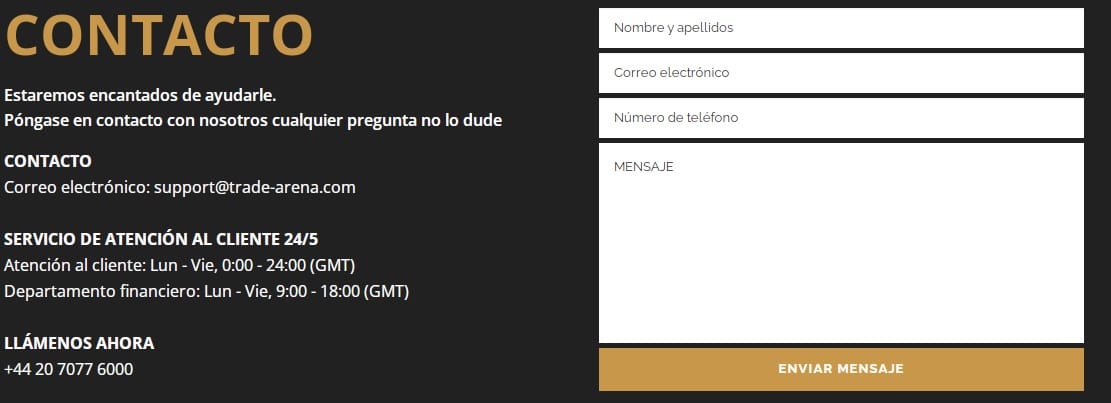 Trade-Arena-Customer-Service - Tokenhell Trade Arena Customer Support