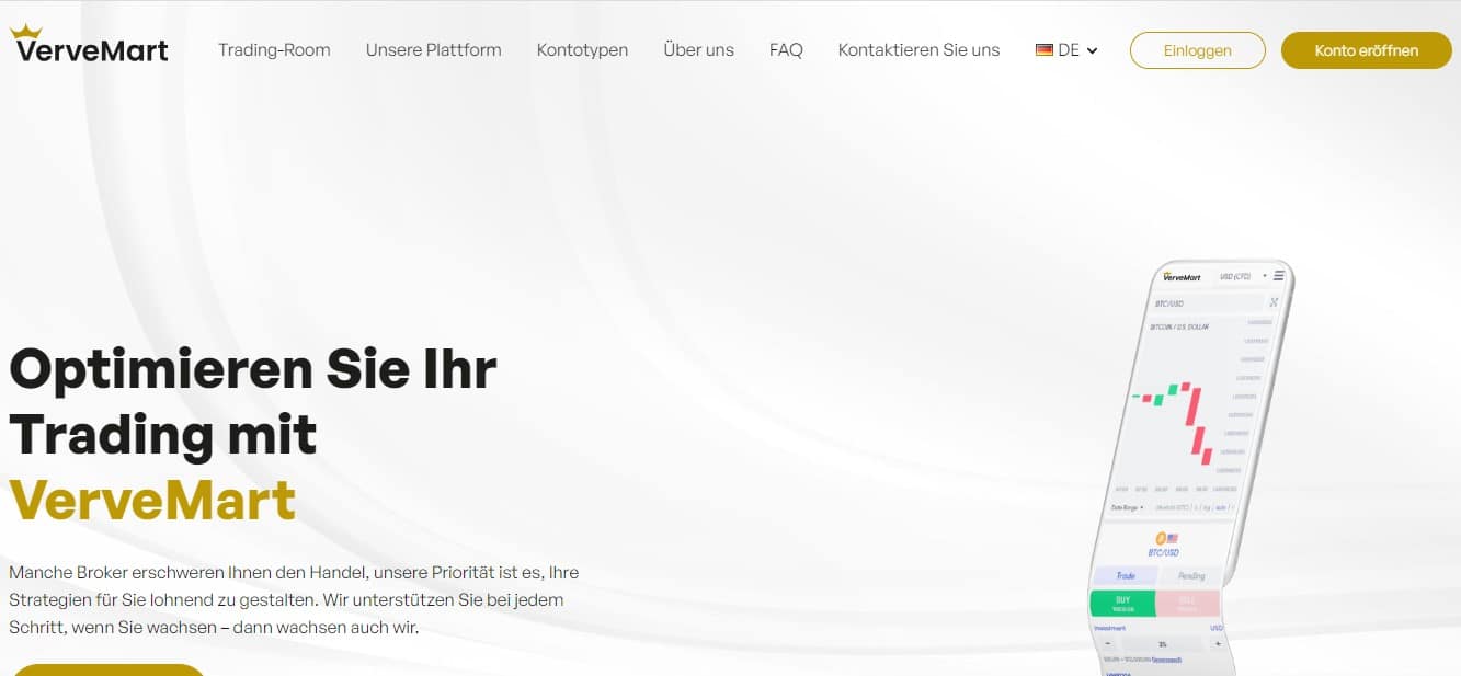 VerveMart website