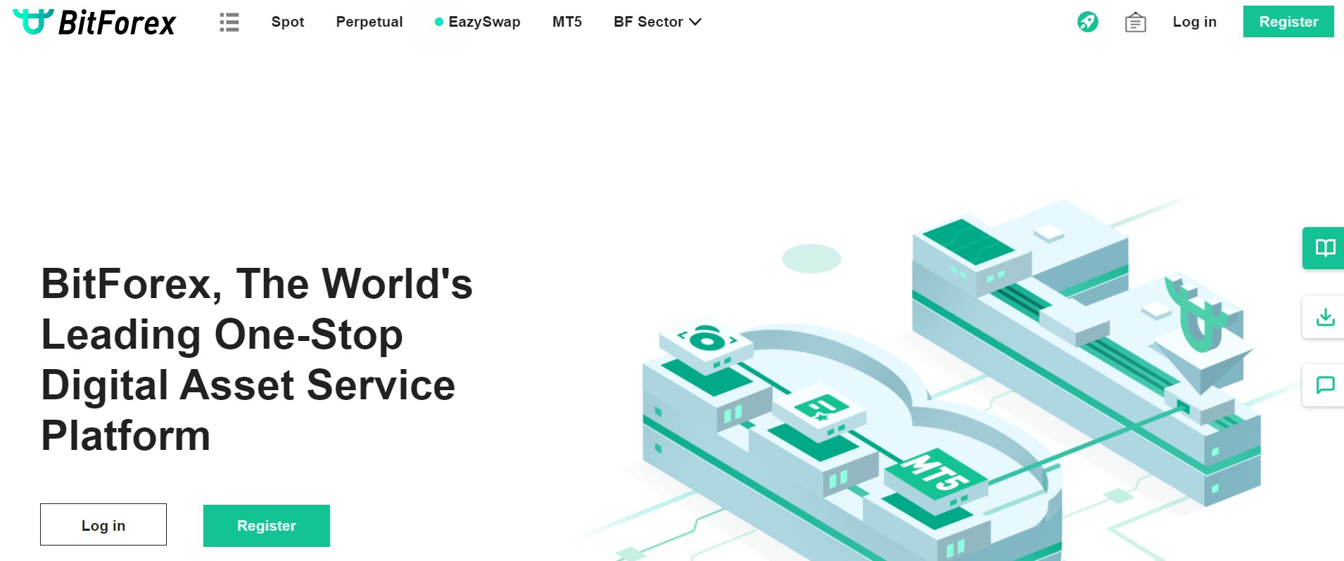 BitForex website