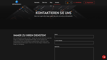 bitmoon24-3 - Tokenhell Das Kontaktformular von BitMoon24.