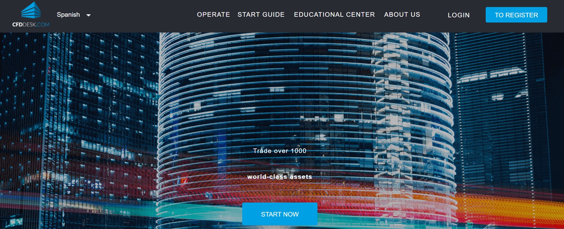 CFDDesk website