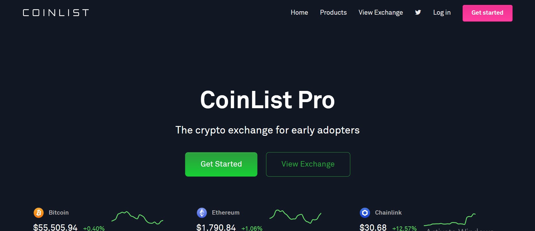 coinlist-pro - Tokenhell CoinList Pro website