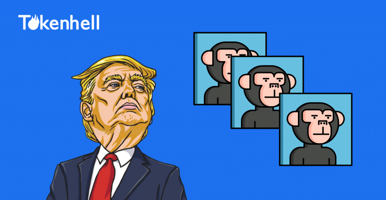 donald_trump_cheers_his_nft_collection_says_he_is_not_in_for_the - Tokenhell