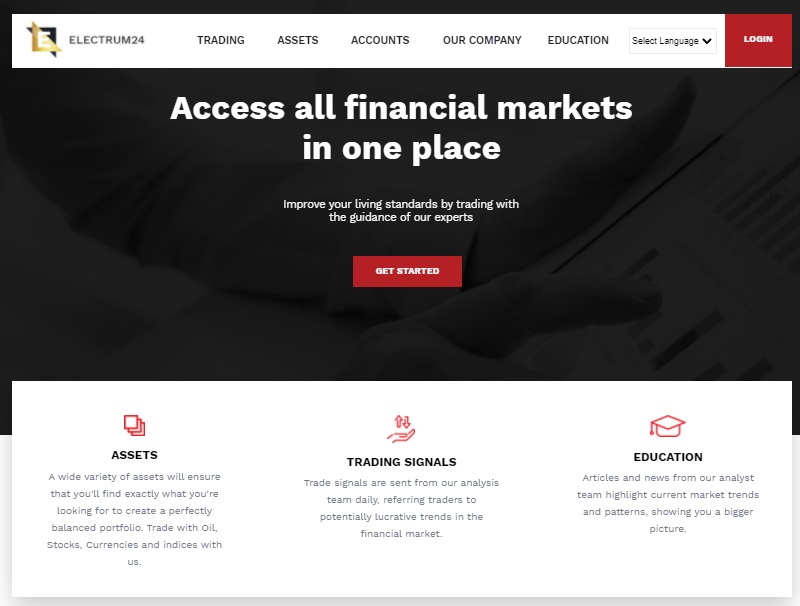 electrum24 website