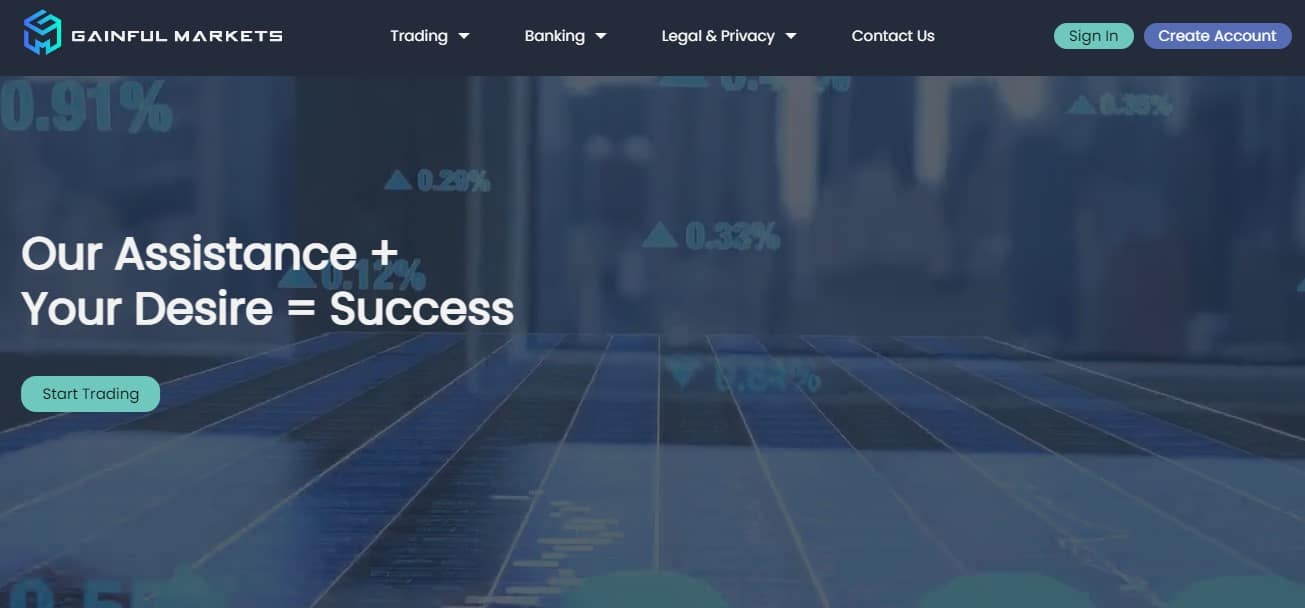 gainful-homepage - Tokenhell Gainfulmarket Homepage