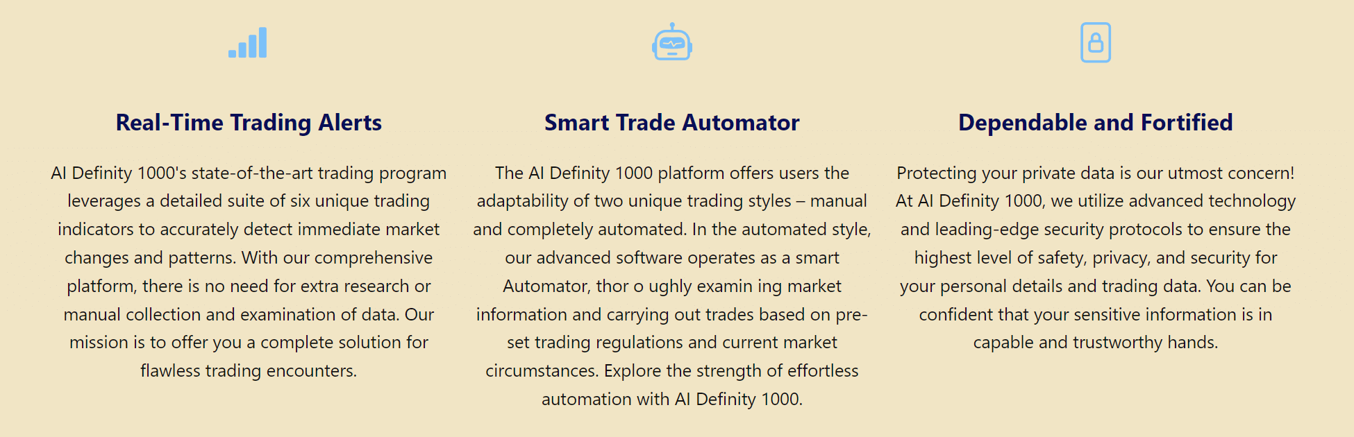 AI Definity 1000 trading platform - Tokenhell AI Definity 1000 trading platform