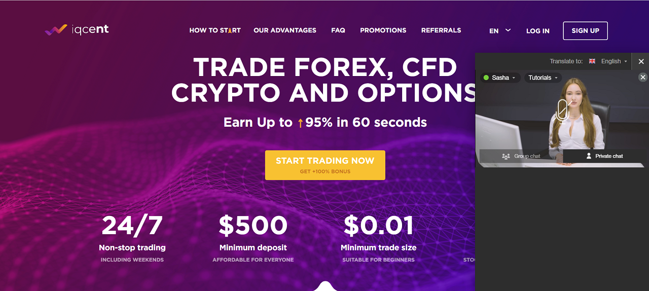 IQ Cent Website