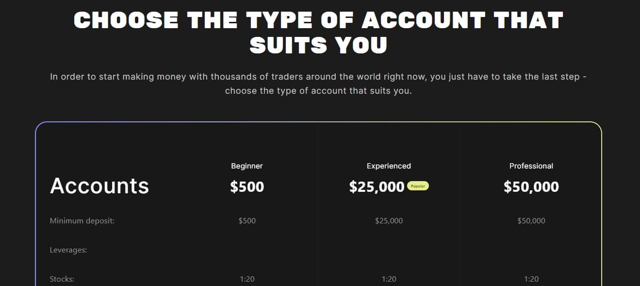 NewTradeVision Accounts