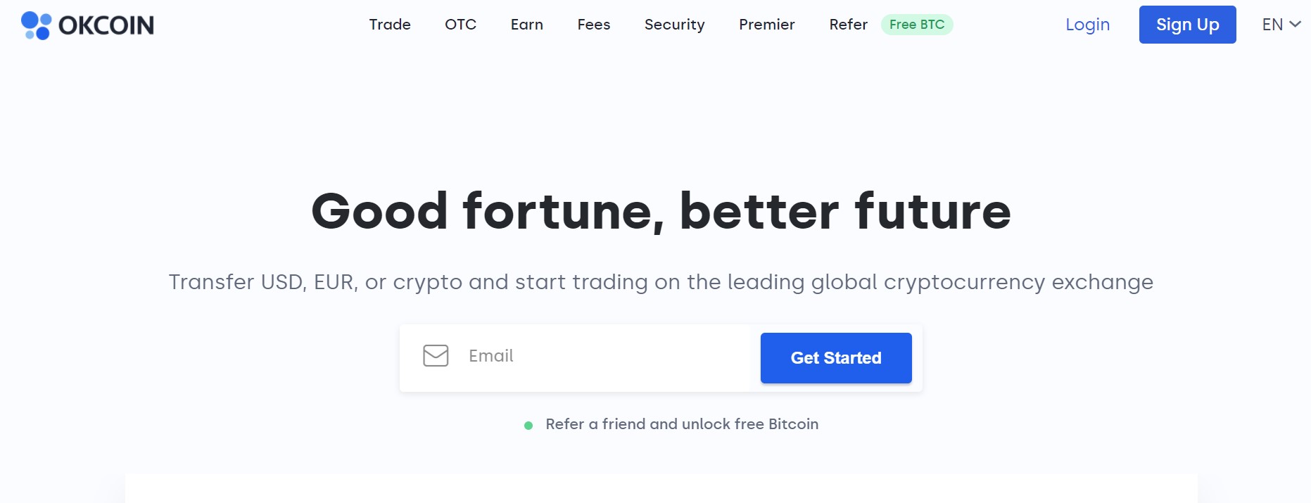OKCoin website