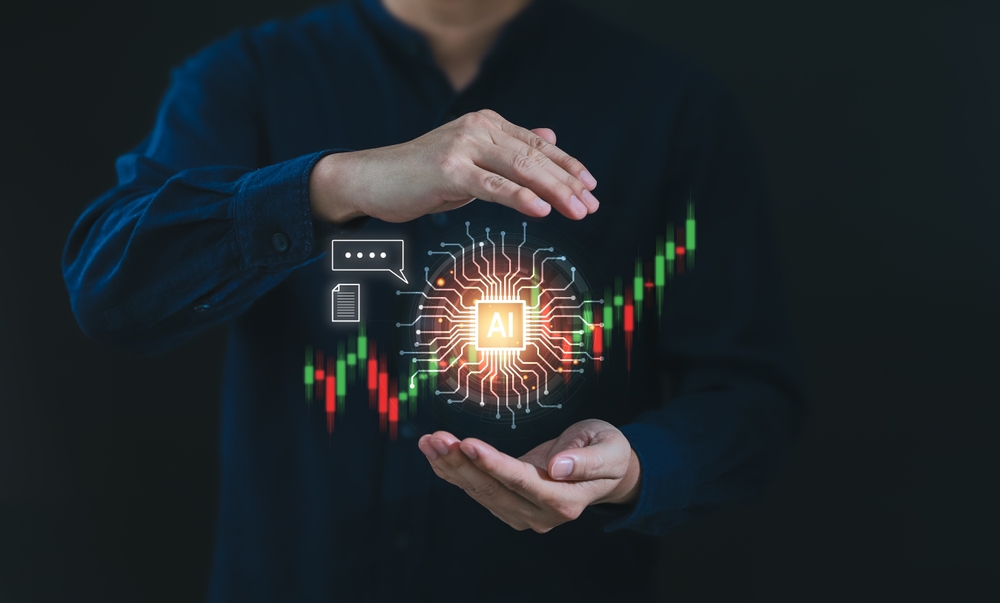 StockMarketTradingWithAiArtificialIntelligenceTechnologyConceptDigital - Tokenhell Riquezamaxai.com Revisión (Riqueza Max AI) – El Bot de Trading Que Te Acompaña Dondequiera Que Vayas