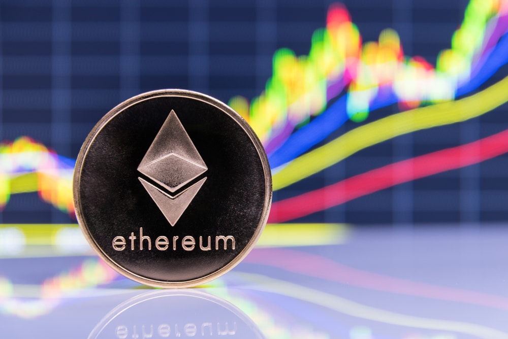 CryptocurrencyBlockchainOrDigitalMoneyConceptGoldenCoinsEthereum - Tokenhell Ethereum Surges 20%, Lifts BLUR and BONK Gain Above 20%