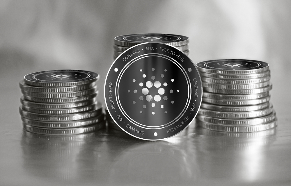 Cardano,(ada),Digital,Crypto,Currency.,Stack,Of,Black,And,Silver - Tokenhell