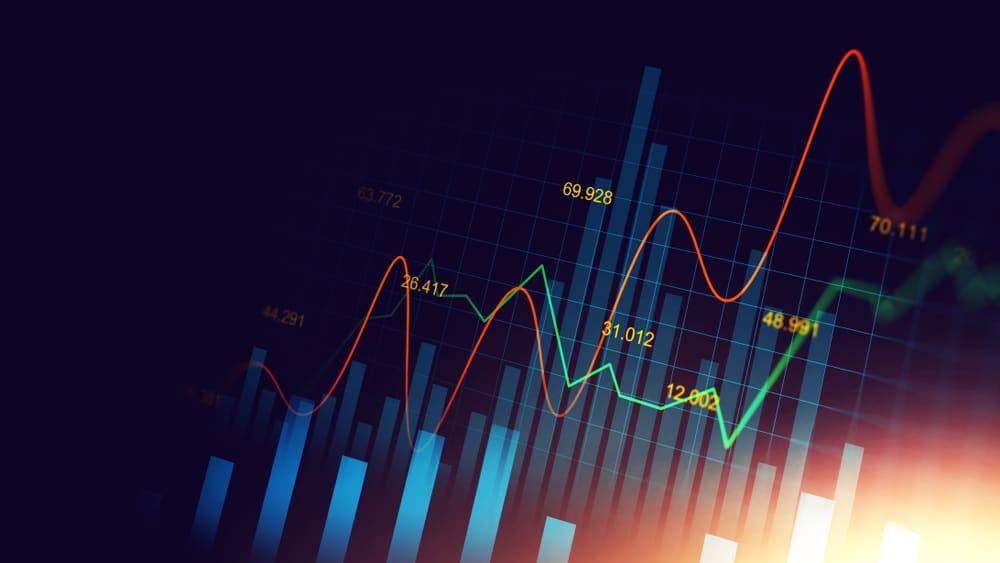 Stock,Market,Or,Forex,Trading,Graph,In,Graphic,Concept,With - Tokenhell