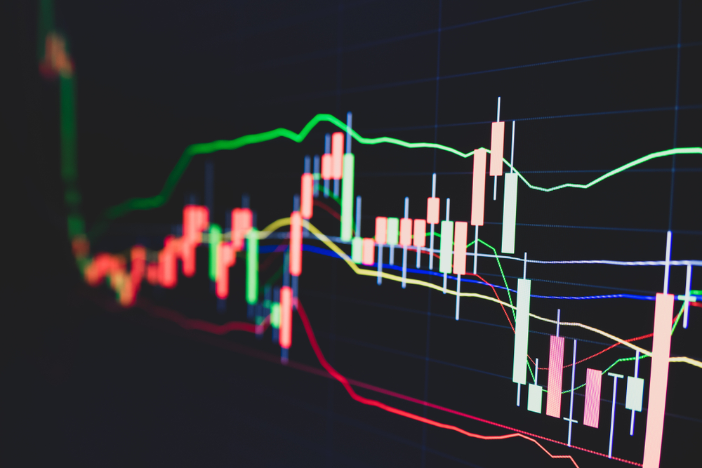 Stock,Market,Trading,Graph,And,Candlestick,Chart,On,Screen,For - Tokenhell