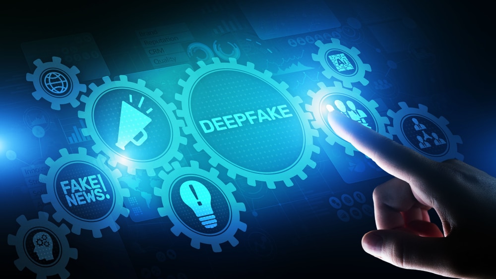 DeepFakeNewsArtificialIntelligenceInMediaTechnologyConceptOn - Tokenhell Biden Targeting AI Deepfakes, Urges Enforcement for Stronger Privacy Laws