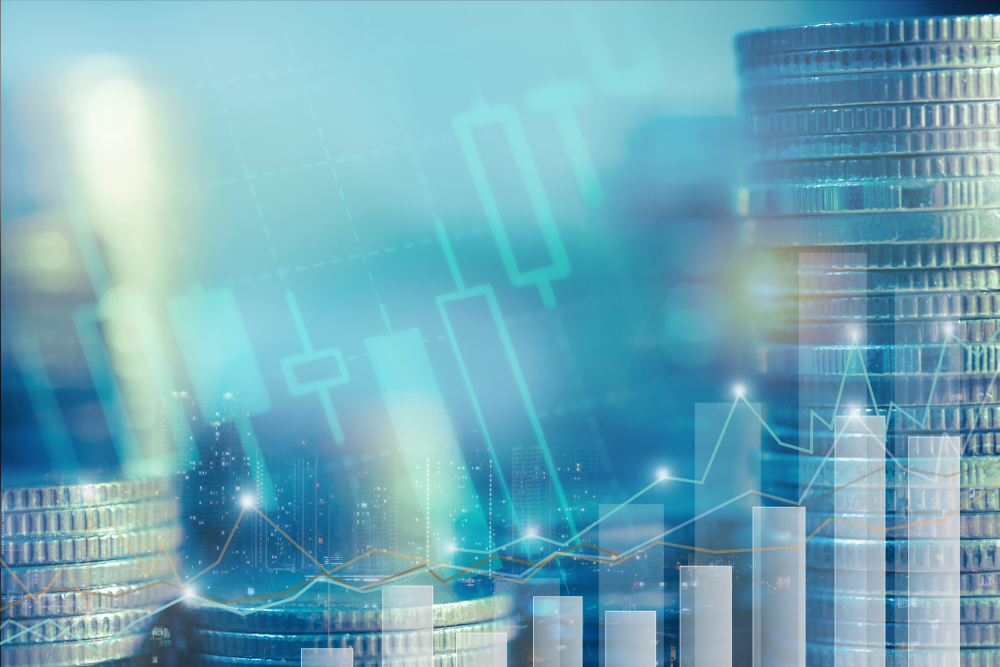 Financial,Investment,Concept,,Double,Exposure,Of,City,Night,And,Stack - Tokenhell