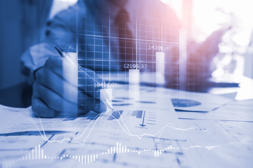 Stock,Market,Or,Forex,Trading,Graph,And,Candlestick,Chart,Suitable - Tokenhell