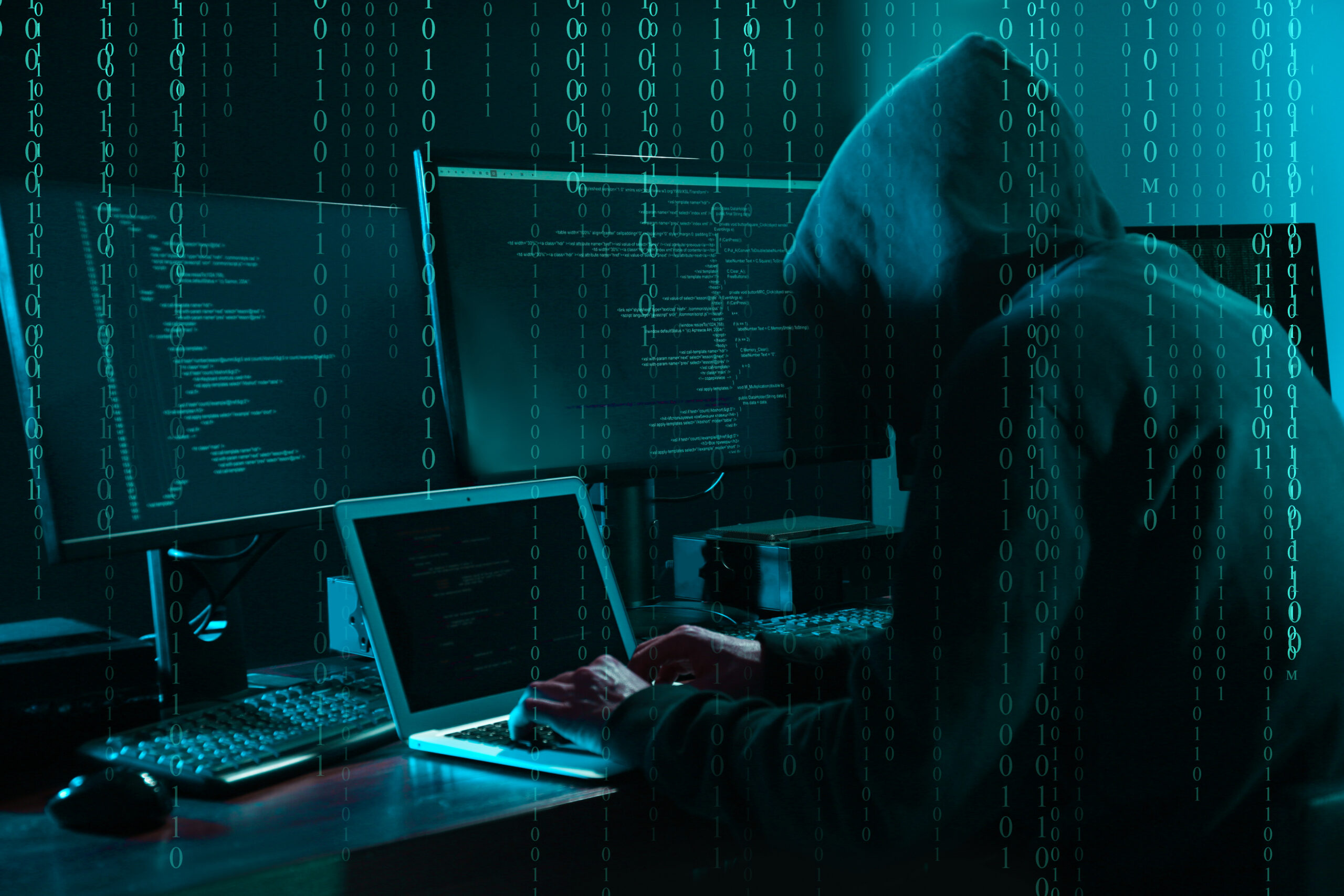 CyberCriminalHackingSystemAtTableDigitalBinaryCodeOn - Tokenhell