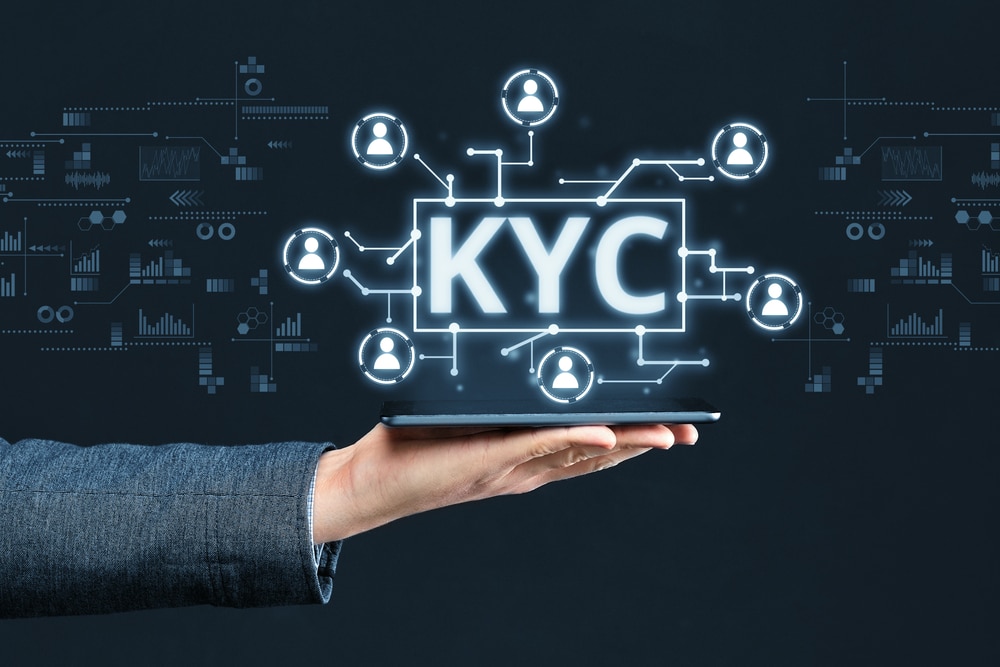 Abstract,Digital,Display,With,Concept,Image,Kyc. - Tokenhell Banxso KYC