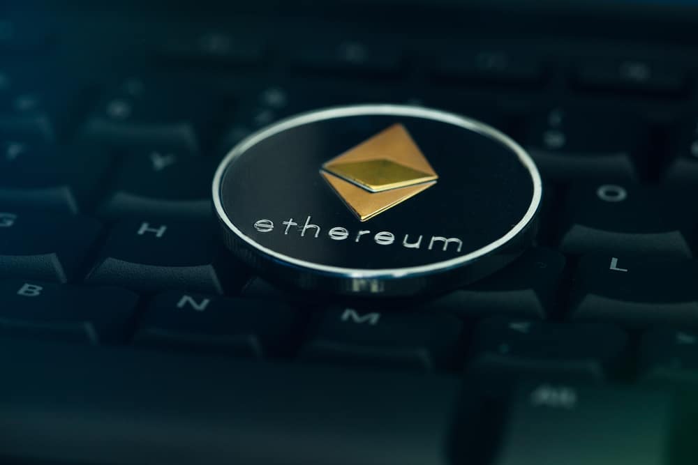 EthereumDigitalCryptoCurrencyCoinOnBlackComputerKeyboarddefiDecentralized - Tokenhell Ethereum Crosses $3,000 Following 'Surprising Change' in Investor Sentiment