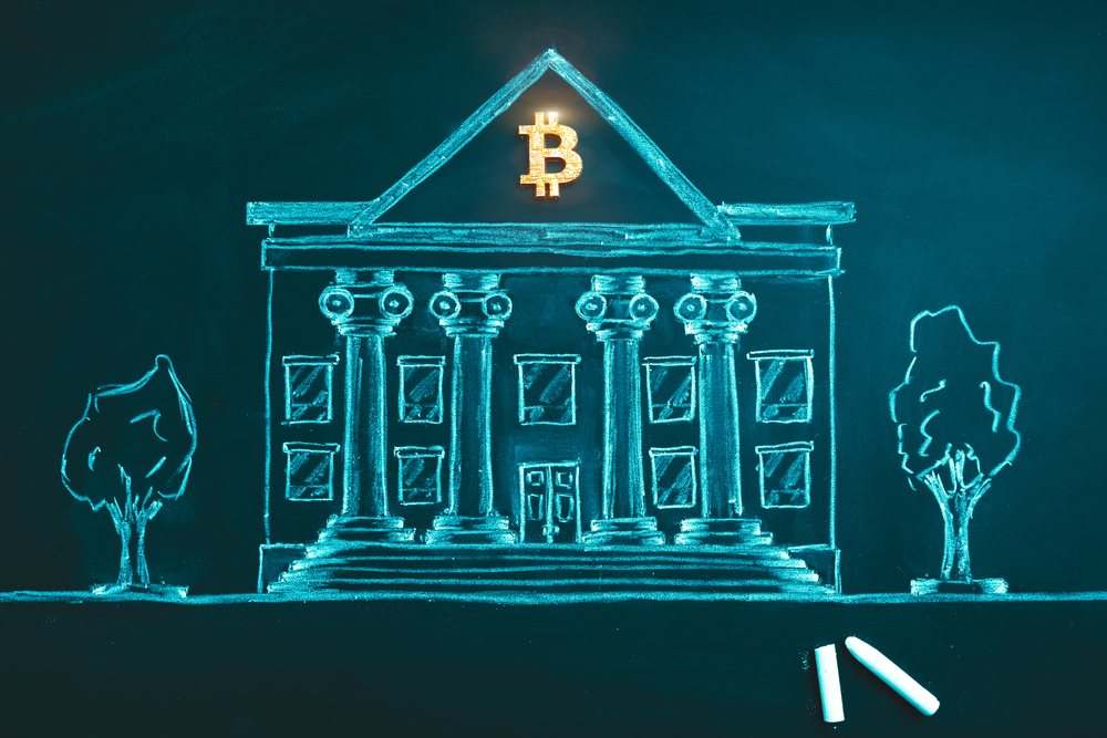 Bitcoin,Banking,Symbol.,Concept,Of,Bitcoin,Mass,Adoption,Of,Hedge - Tokenhell