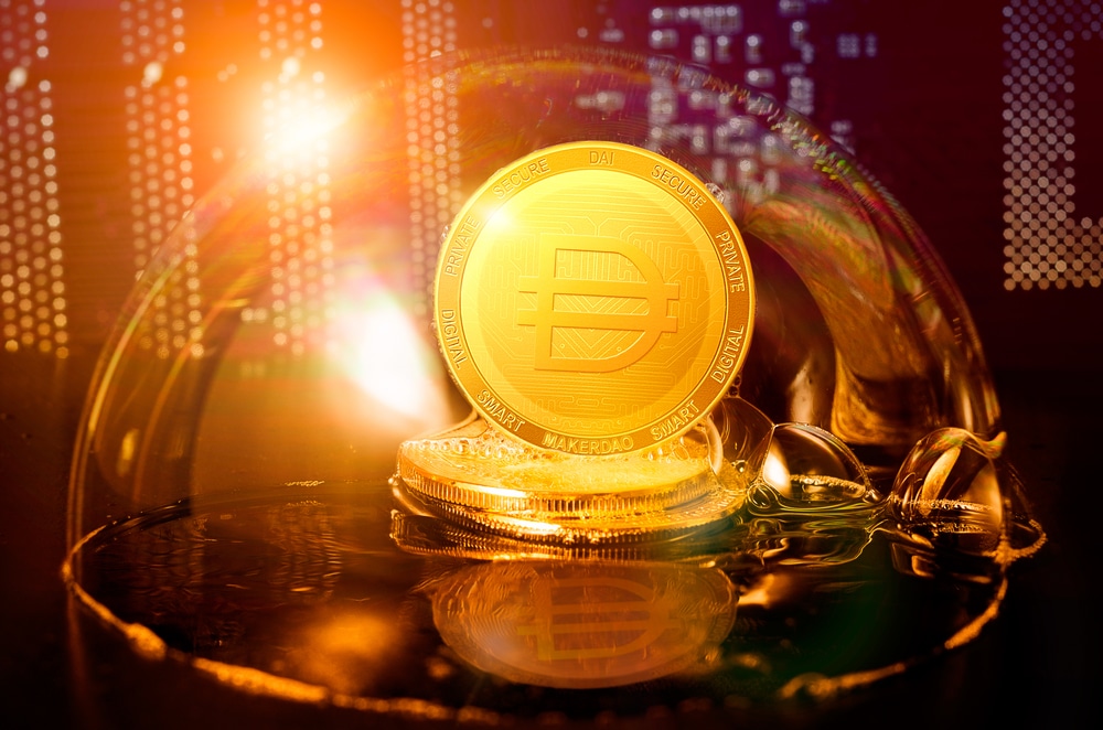 Makerdao,Dai,Bubble.,Makerdao,Dai,Coin,In,A,Soap,Bubble. - Tokenhell