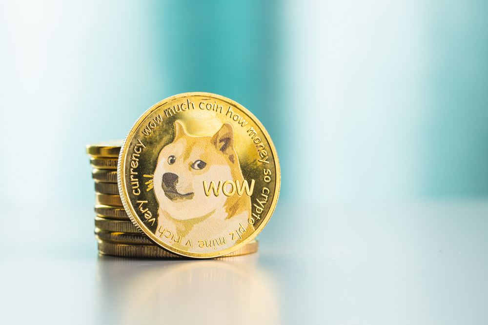 Golden,Dogecoin,Coin.,Cryptocurrency,Dogecoin.,Doge,Cryptocurrency. - Tokenhell