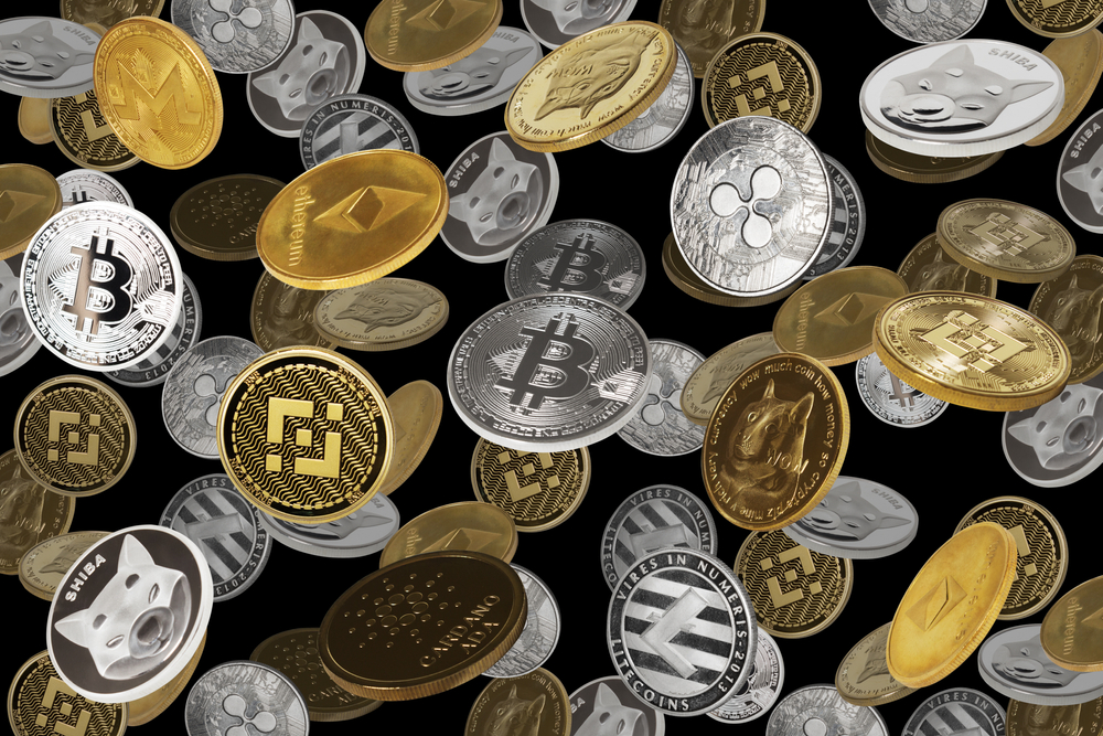 Falling,Cryptocurrencies,(bitcoins,,Dogecoins,,Shiba,Coins,,Binance,Coins,And,Other) - Tokenhell