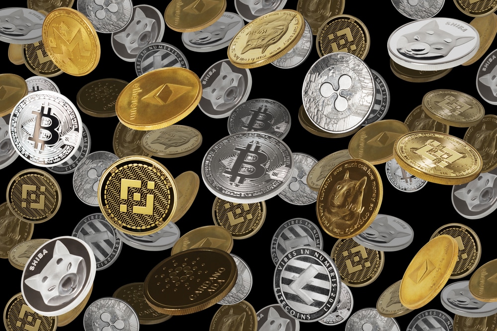 Falling,Cryptocurrencies,(bitcoins,,Dogecoins,,Shiba,Coins,,Binance,Coins,And,Other) - Tokenhell External Coins cryptocurrency trading