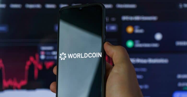 KaunasLithuania-2021October31WorldcoinCryptocurrencyWorldcoinIs - Tokenhell