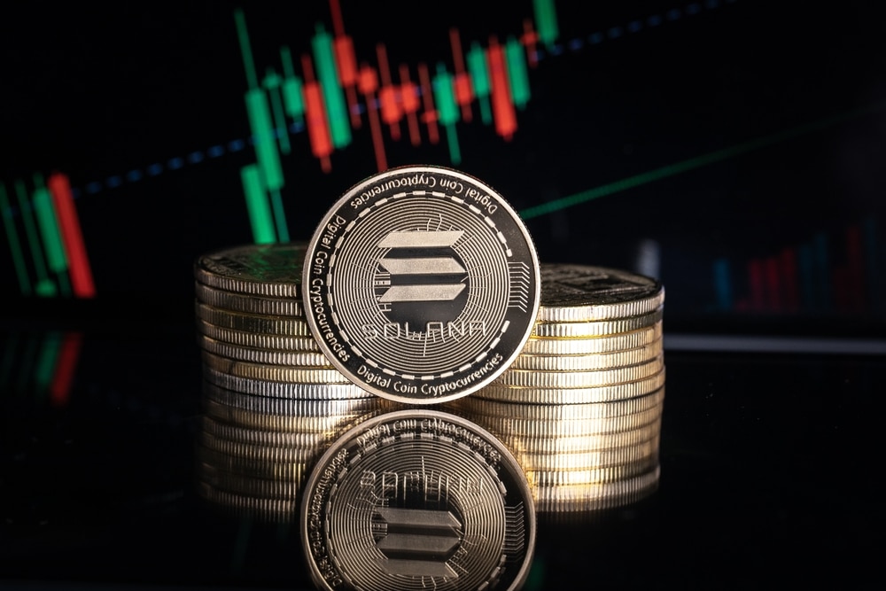 KaufbeurenGermany-26April2022SolanaSolCryptocurrencyPhysical - Tokenhell Meme Coin Craze Fuels Solana Rally - Is $180 the Next Stop for SOL?