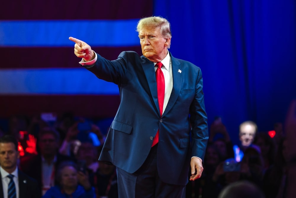 NationalHarborMdUsa-February242024DonaldTrumpSpeaks - Tokenhell Trump Defeats Kamala to Become the US 47th President: Here is What it Means for Crypto