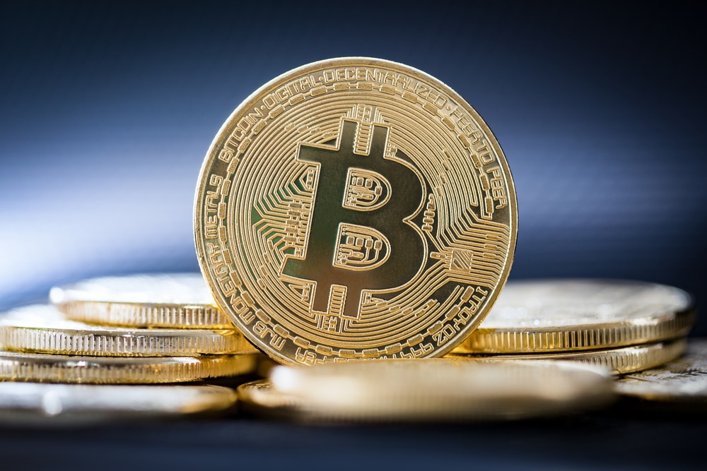 Bitcoin,Gold,Coin.,Cryptocurrency,Concept.,Virtual,Currency,Background. - Tokenhell