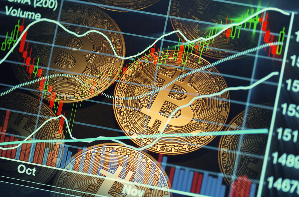 Bitcoin,Trading,Market,Data,Chart.,Virtual,Cryptocurrency,Concept - Tokenhell