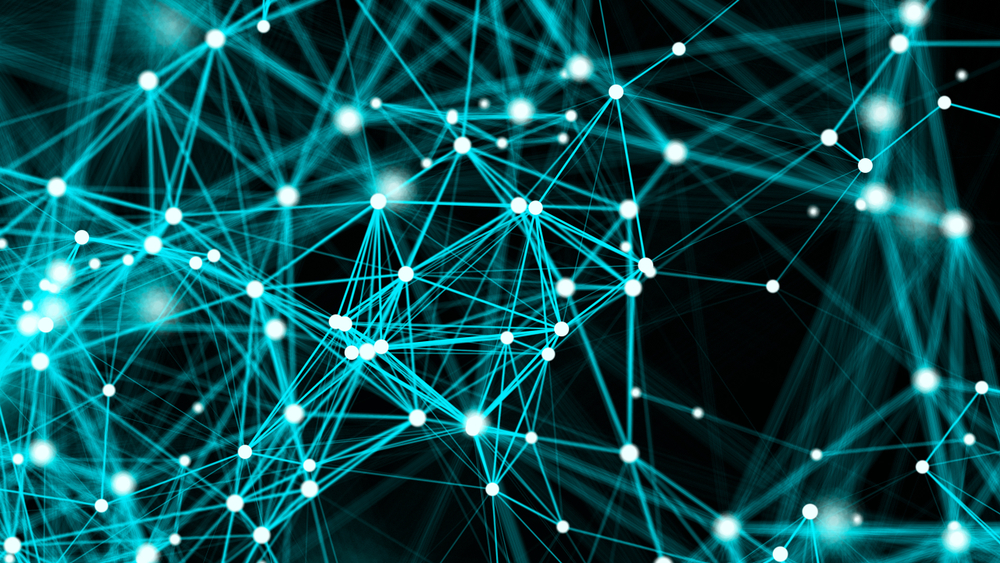 Abstract,Connection,Dots.,Technology,Background.,Digital,Drawing,Blue,Theme.,Network - Tokenhell The Exchange Bank Security Network for Safety of User Data and Funds