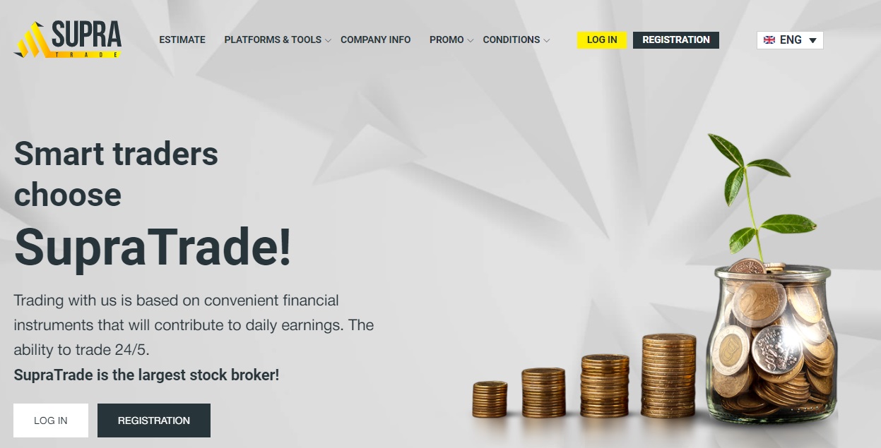 SupraTrade website