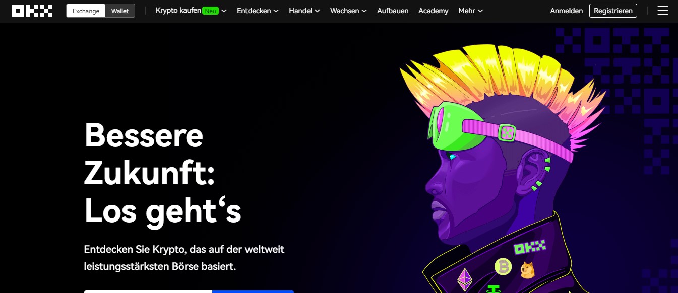 OKEx website