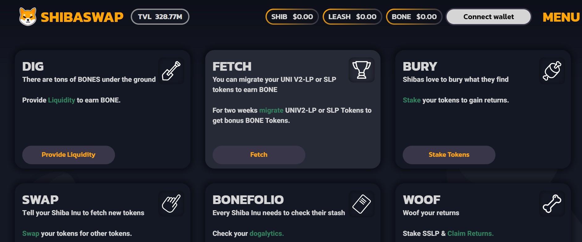 website-129 - Tokenhell Shibaswap website