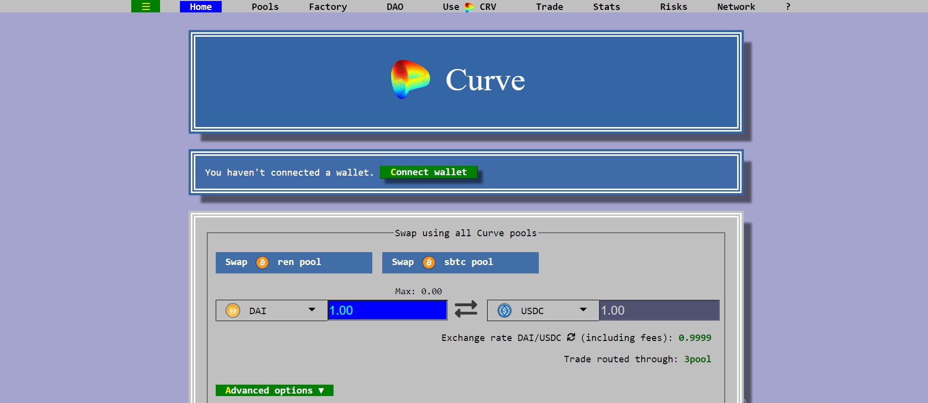 website-132 - Tokenhell Curve Finance website