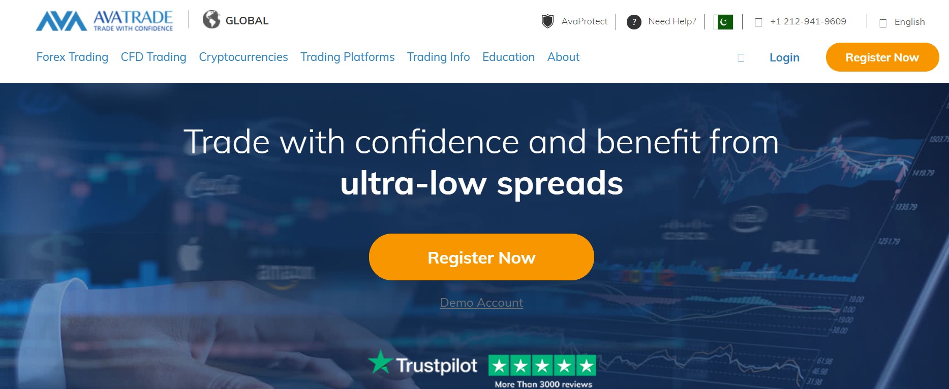 AvaTrade website