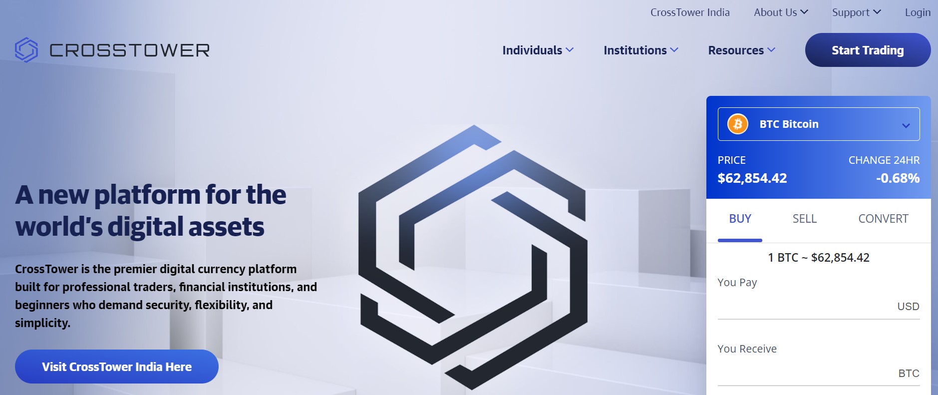 CrossTower website
